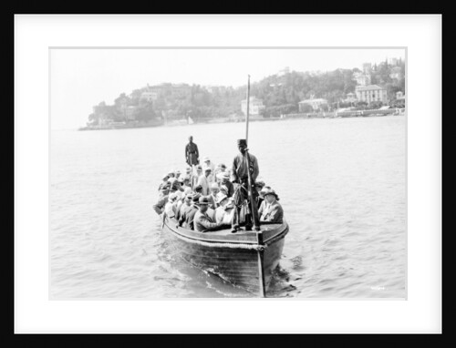 Passengers being to 'Strathcaird' off fjord of Norway by unknown
