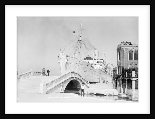 The 'Stratheden' in Venice by Marine Photo Service