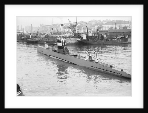 German submarine U-14 at Lisbon, Portugal, July-September 1937 by unknown