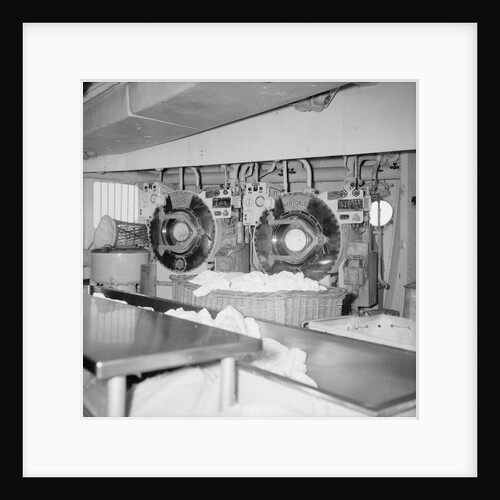 Laundry in the 'Iberia' by Marine Photo Service