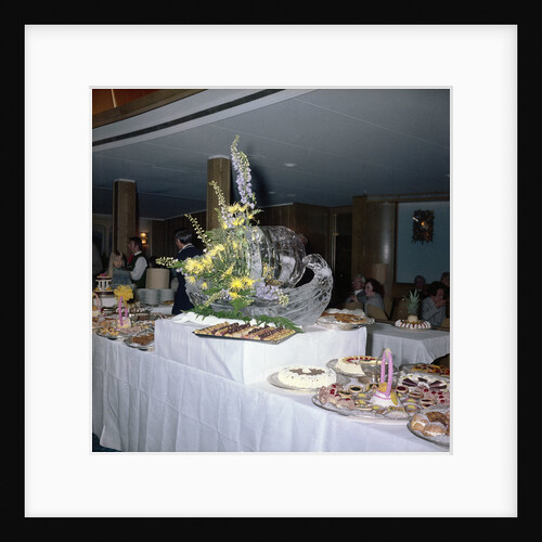 Smorgasbord aboard the 'Kungsholm' by Marine Photo Service