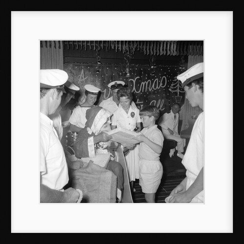 Christmas 1967 on the ship 'Orsova' (1954) by unknown