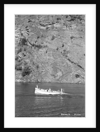 Tender approaching Balholm, Norway by Marine Photo Service