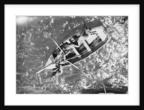 Local divers in Barbados, Lesser Antilles, diving for coins by Marine Photo Service