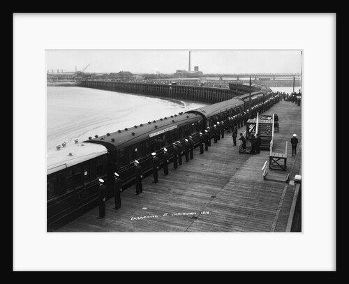 The railway station at Immingham Dock by Marine Photo Service