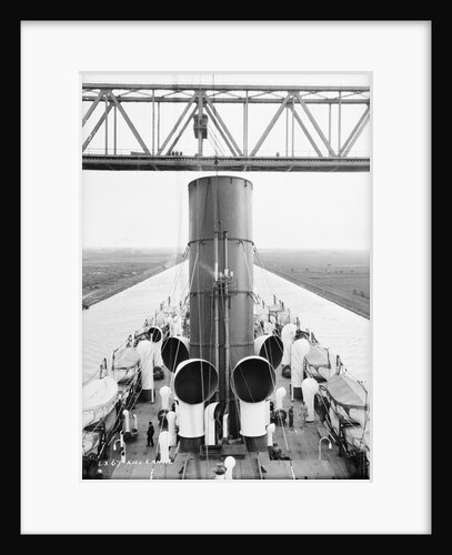 Ship passing through the Kiel Canal by Marine Photo Service