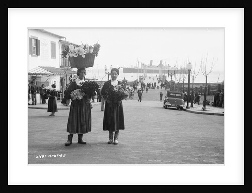 Flower-sellers in Funchal, Madeira by Marine Photo Service