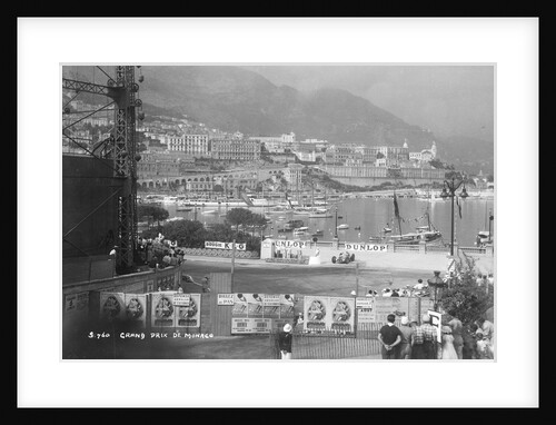 The Monaco Grand Prix, Monte Carlo, 8 August 1937 by Marine Photo Service