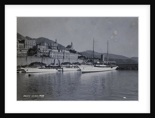 Private steam and motor yachts in Port Hercule at Monaco by Marine Photo Service