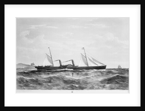 Glasgow and Belfast Royal Mail Steam Ship Giraffe by William Clark
