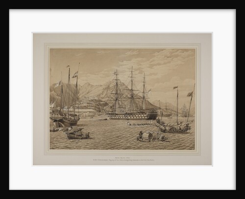 Hong Kong 1867: HMS Princess Royal, Flagship of Vice-Admiral George King, Commander-in-chief of the China Station by Oliver Jones