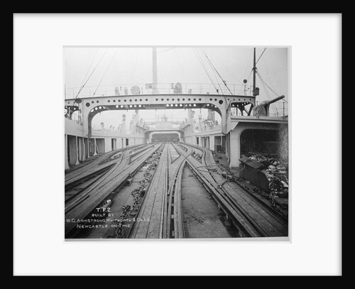 Train Ferry No. 2 (1917) Train deck without train by Unknown