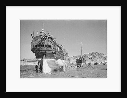 The stern of a baggala by Alan Villiers