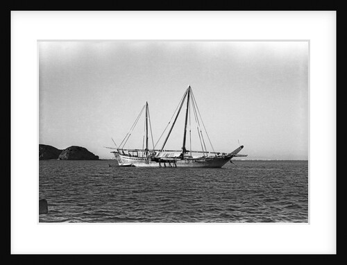 The 'Triumph of Righteousness' at anchor by Alan Villiers