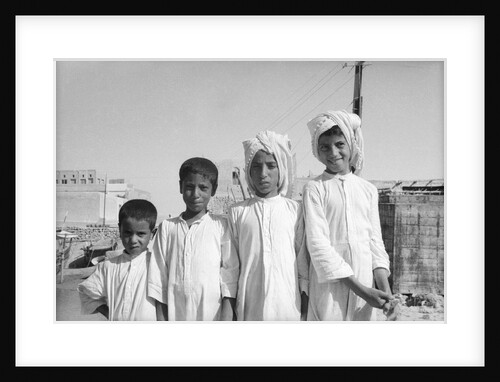 Kuwaiti boys by Alan Villiers