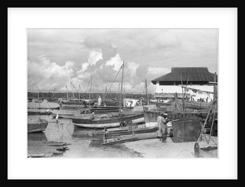 The beach looking towards Funguni Point, Zanzibar by Alan Villiers