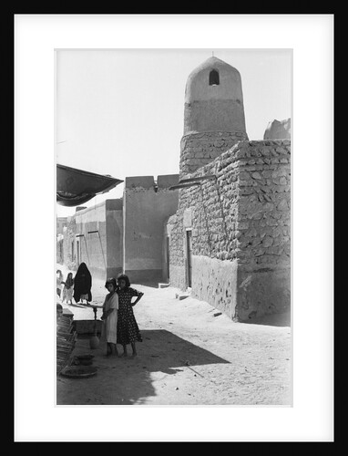 Mosque and street scene, Kuwait by Alan Villiers