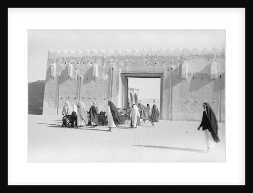 One of the five gates in Kuwait City wall by Alan Villiers
