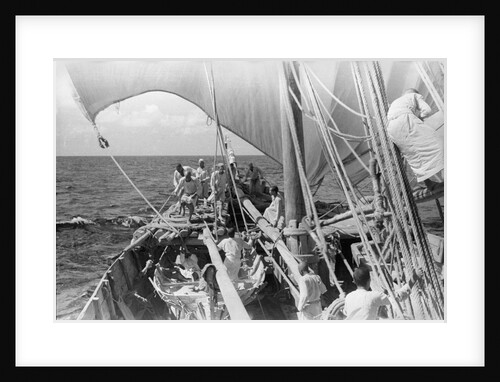 The 'Triumph of Righteousness' sailing for Kuwait by Alan Villiers