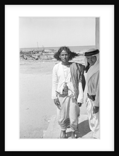 Portrait of a young Jizani man by Alan Villiers