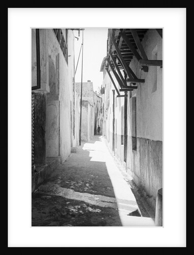 Picturesque street in Lamu by Alan Villiers