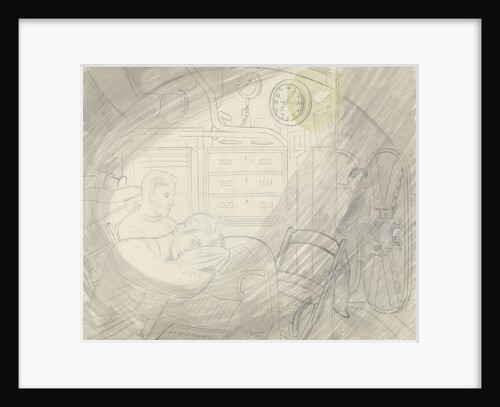 Submarine Series: The Ward Room by Eric Ravilious