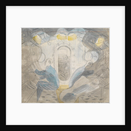 Submarines Series: Diving Controls 2 by Eric Ravilious