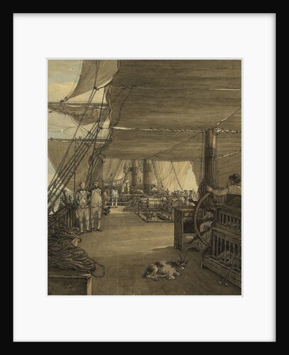 A scene on board HMS 'Deal Castle', Captain J. Cumming, in a voyage from the West Indies in the year 1775 by Thomas Hearne
