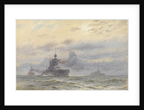 HMS 'Princess Royal' and New Zealand by Alma Claude Burlton Cull