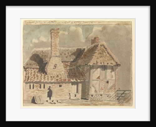 A small cottage at Middle Deal in Kent by Gabriel Bray