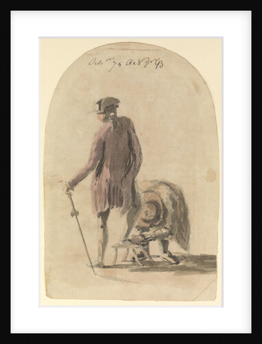 Man having his shoes polished by Gabriel Bray