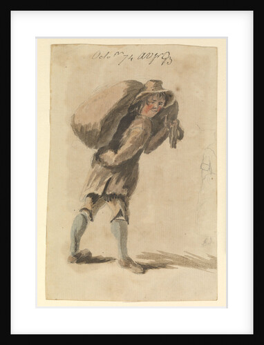 Man carrying a sack by Gabriel Bray