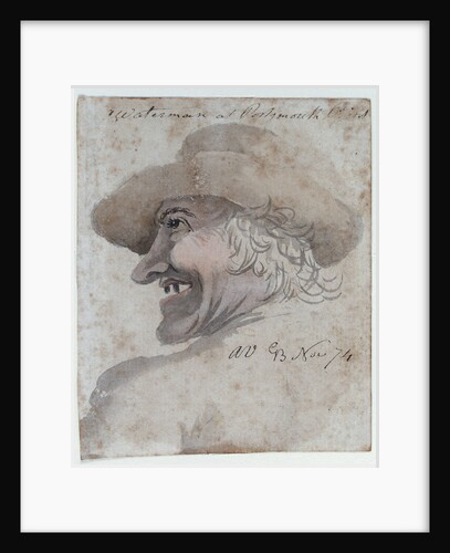 A waterman at Portsmouth Point by Gabriel Bray