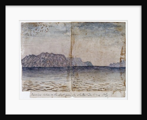 Deserters [i.e. Desertas] taken on the spott from the Pallas, December 1774 by Gabriel Bray