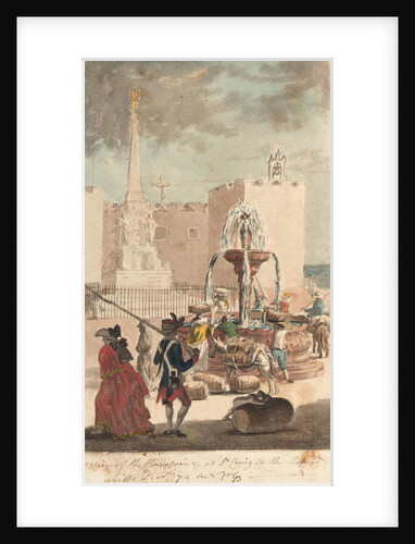 View of the fountain at St Cruiz on Tenerife by Gabriel Bray