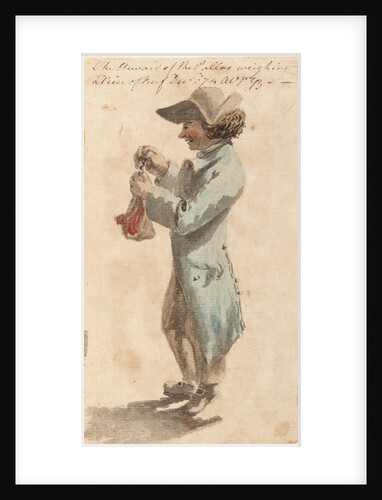 Bray Album: 'The Steward of the Pallas weighing a Piece of Beef, December 1774' by Gabriel Bray