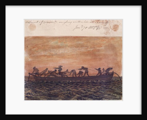 A Launch of Spaniards weighing an Anchor at Tenerife by Gabriel Bray
