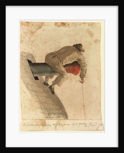 A seaman fishing off a gun by Gabriel Bray