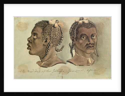 The Head-dress of the Jolliffes, Gum Coast, Africa by Gabriel Bray