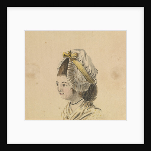 Head of a woman in a frilled cap by Gabriel Bray