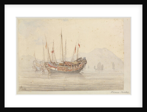 Chinese junks by James Henry Butt