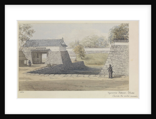 'Tycoon's Palace, Yedo (inside the outer moat)' [Tokyo, Japan] by James Henry Butt