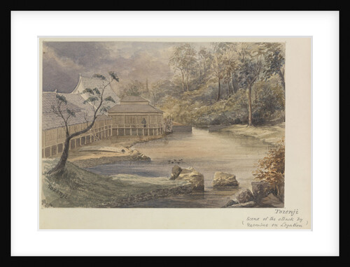 'Tozenji (Scene of the attack by Yaconins on Legation)' [Tokyo, Japan] by James Henry Butt