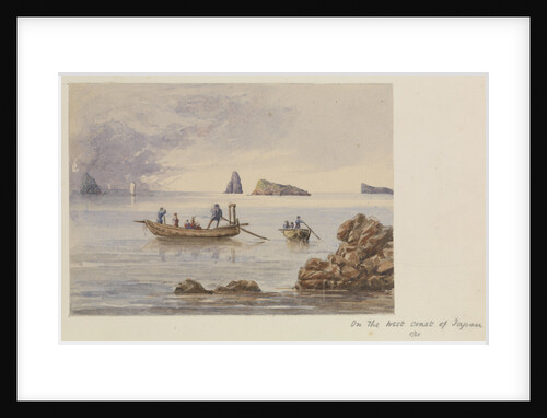 View of rocks and islets off Sotome (Nagasaki), Japan by James Henry Butt
