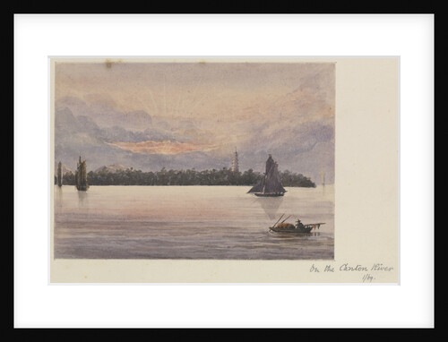 'On the Canton River' [Guangzhou, China] by James Henry Butt