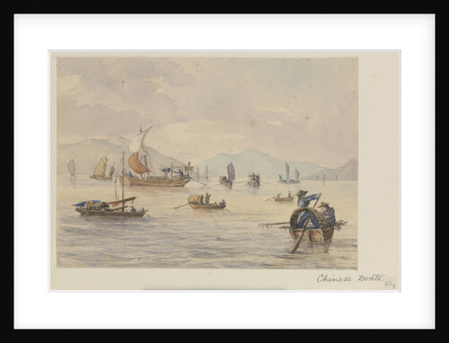 Chinese boats by James Henry Butt