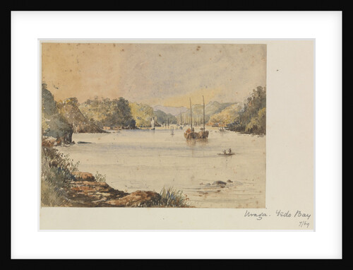 'Uraga, Yedo Bay' [Tokyo Bay, Japan] by James Henry Butt
