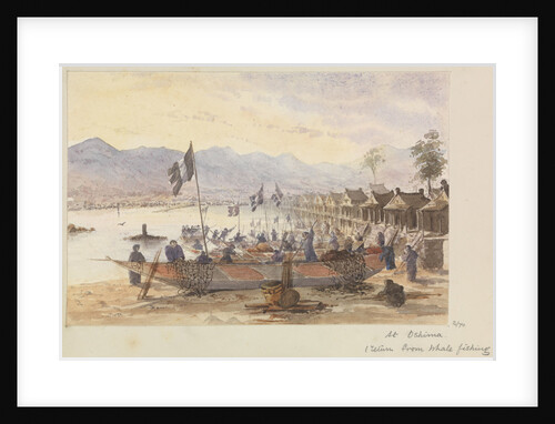 At Oshima, Japan, returning from whale fishing by James Henry Butt