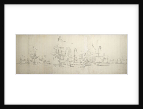 Dutch fleet off The Coast of Holland, November 1664 by Willem van de Velde the Elder