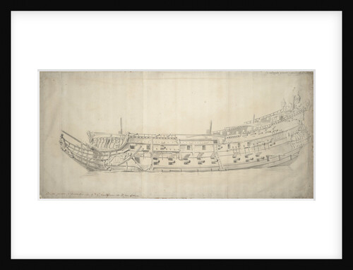Portrait of the 'Eendracht' by Willem Van de Velde the Younger